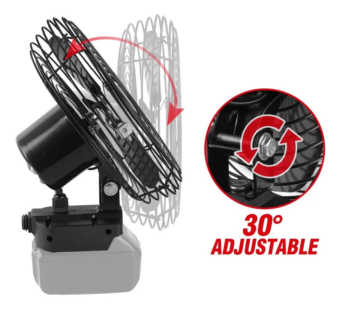 Ventilador Portátil Recargable 30W