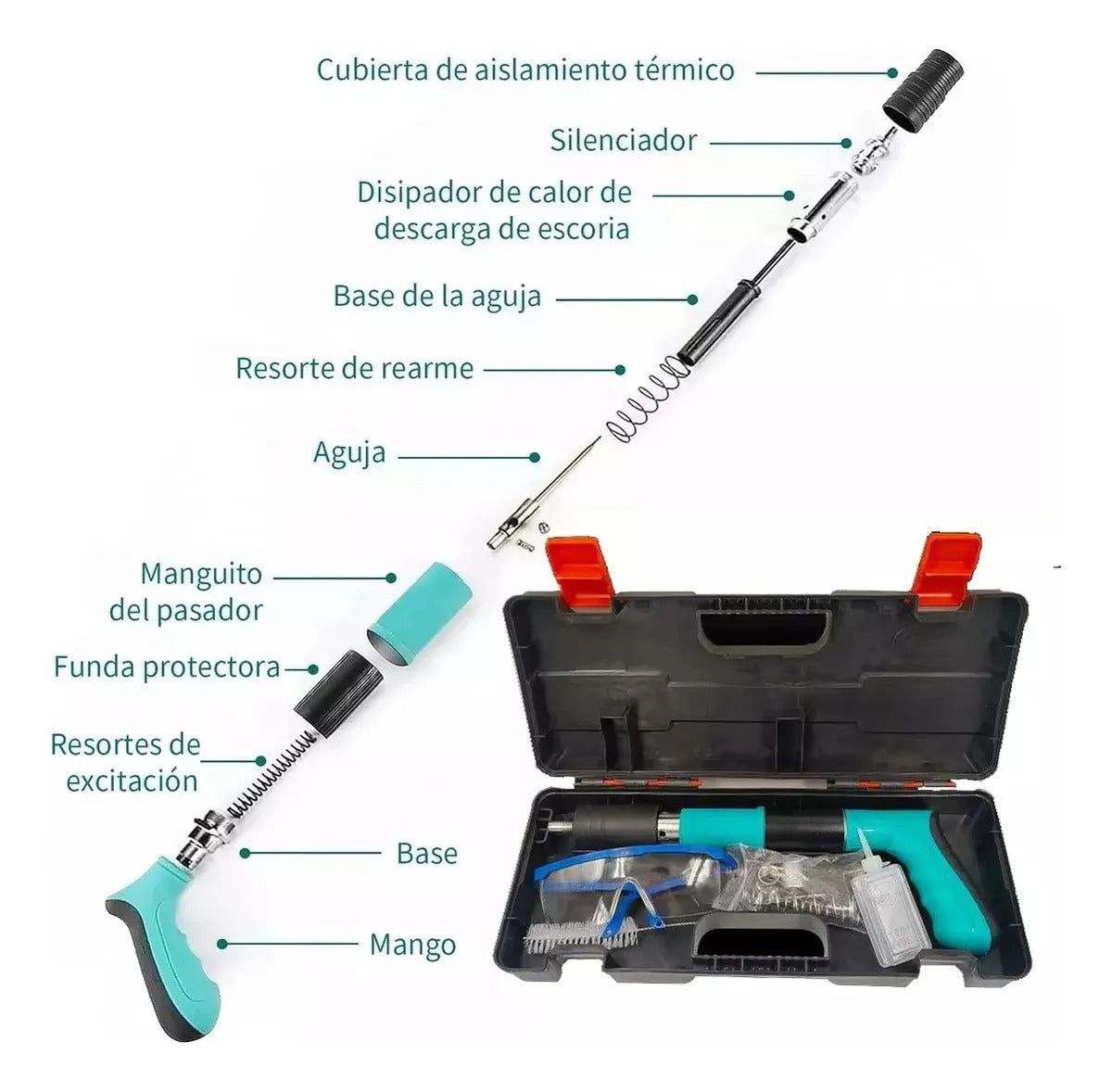 Pistola de clavos de acero alta calidad