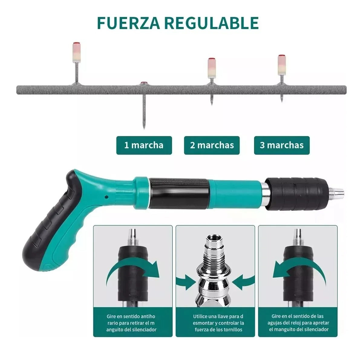 Pistola de clavos de acero alta calidad