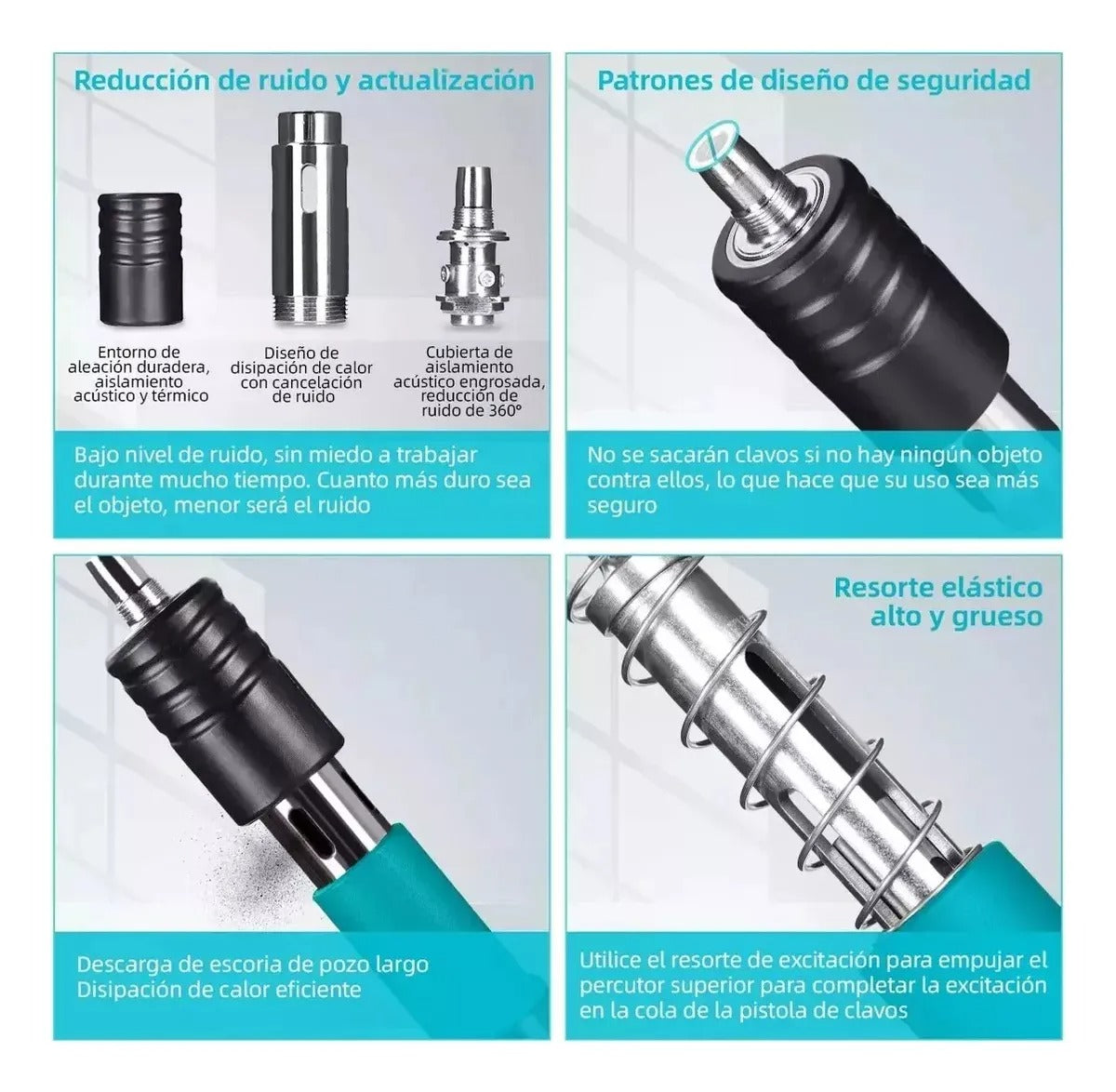 Pistola de clavos de acero alta calidad