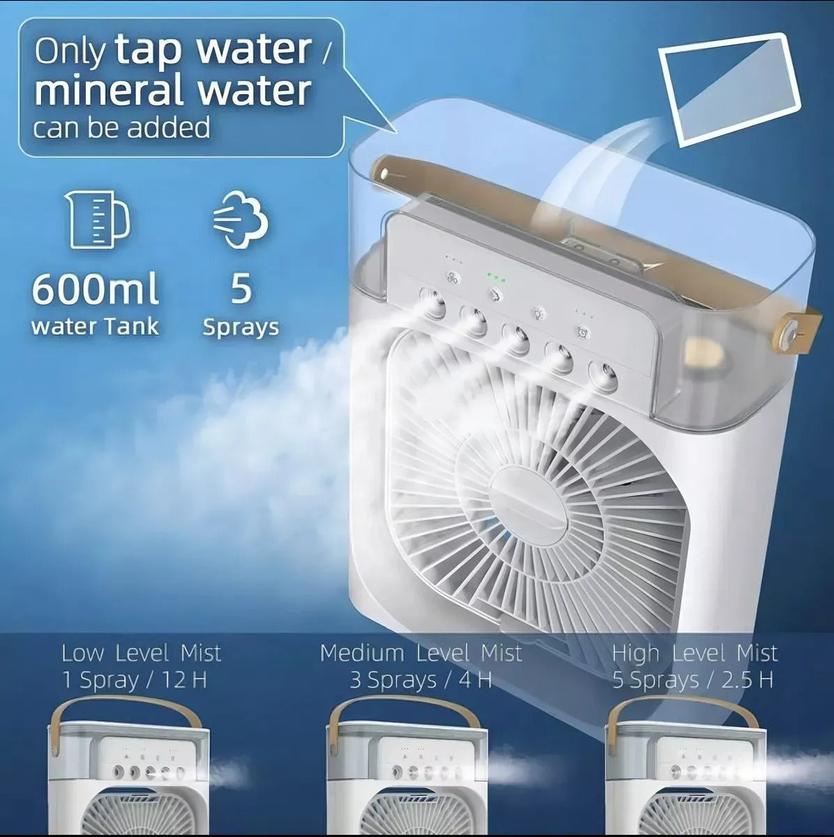 Ventilador Frio Portatil
