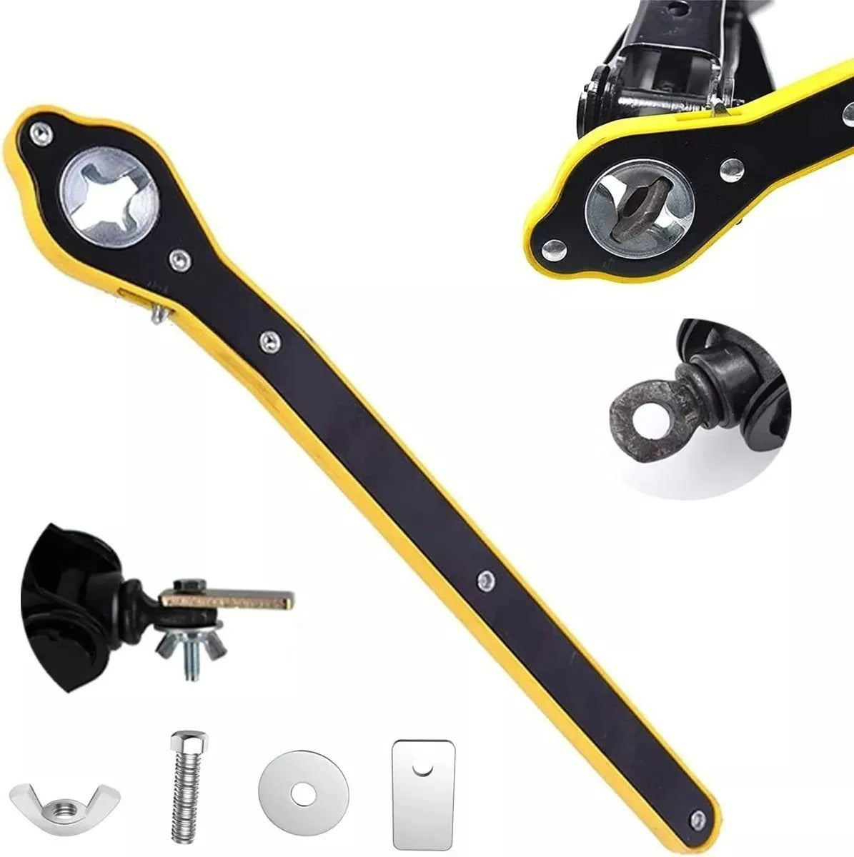 2x1 Llave Trinquete Para Gato