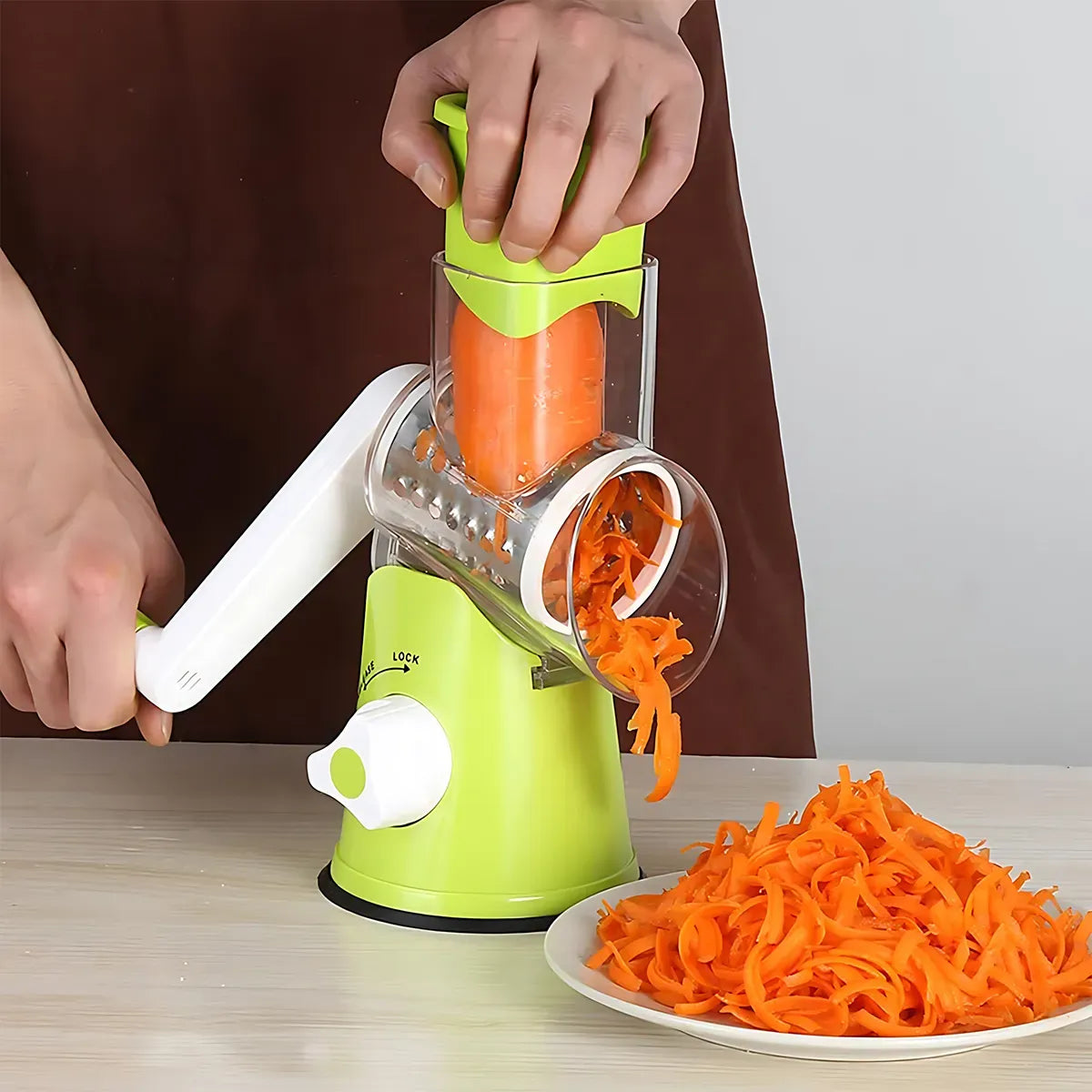Rallador Cortador Verduras 3 en 1