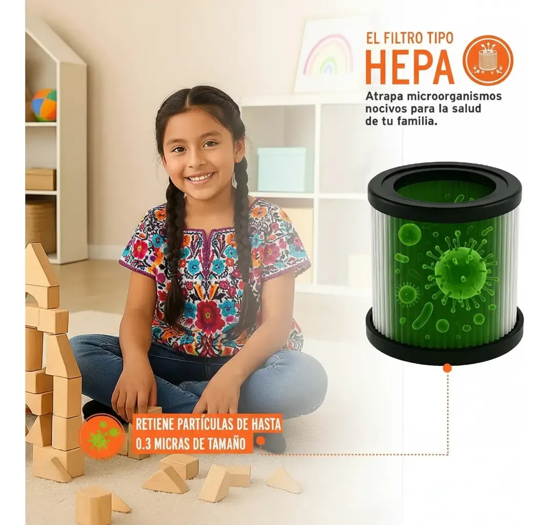 Aspiradora Portátil de 12L 3HP con Ruedas