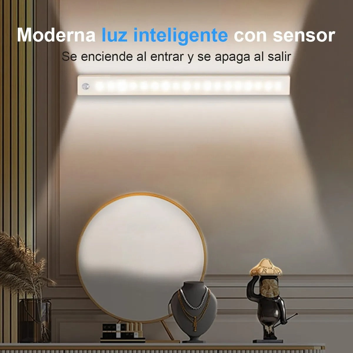 Focos de luz led 6 piezas sensor movimiento