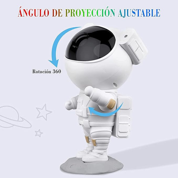 Proyector astronauta de galaxia