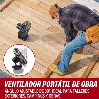 Ventilador Portátil Recargable 30W