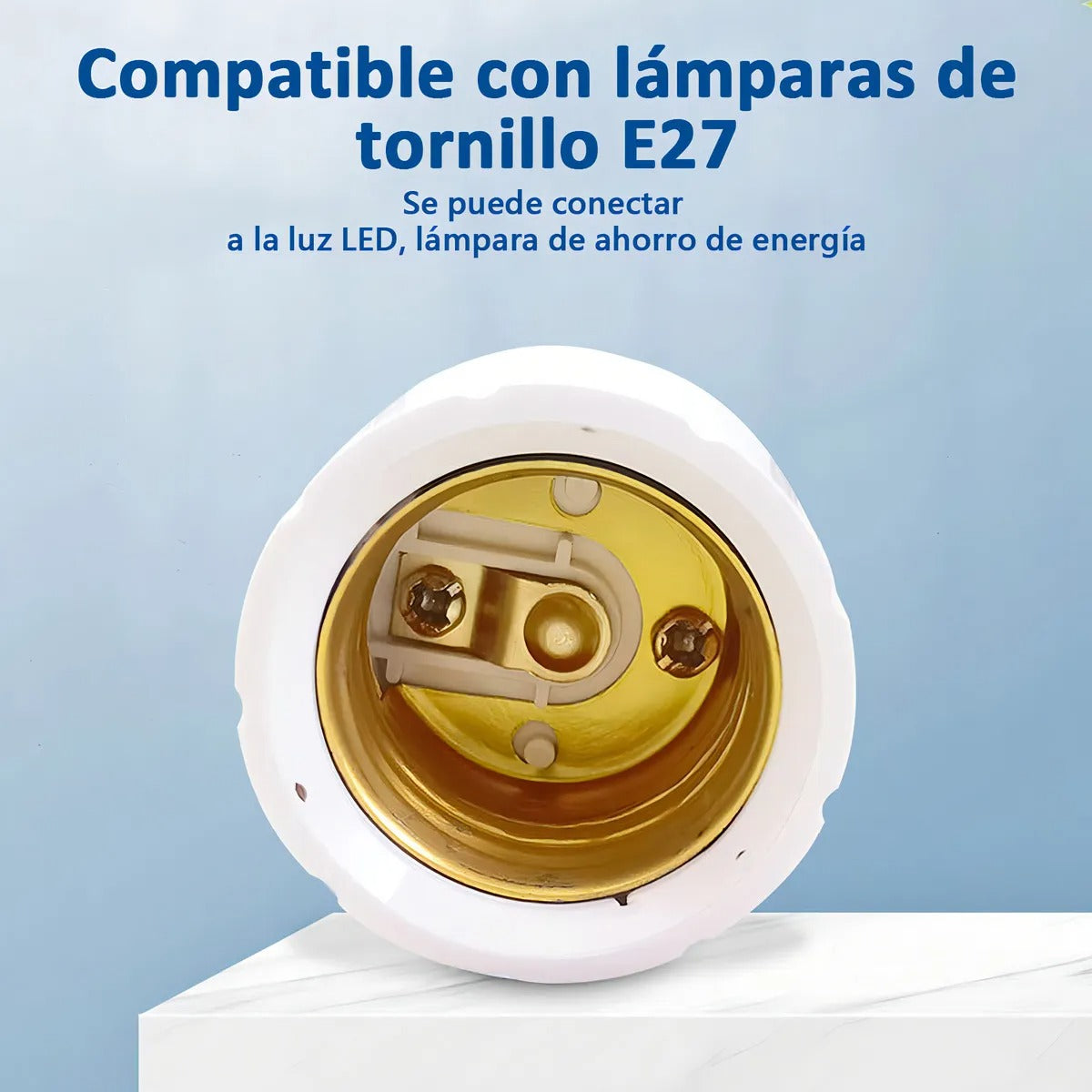 4 Socket con sensor de movimiento