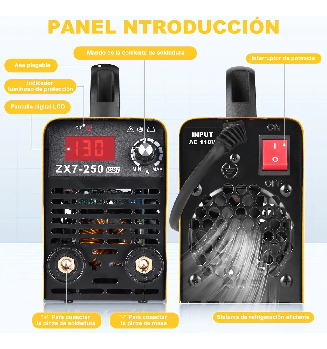 Mini Máquina Soldar Inverter Portatil