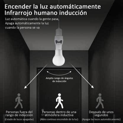 4 Socket con sensor de movimiento