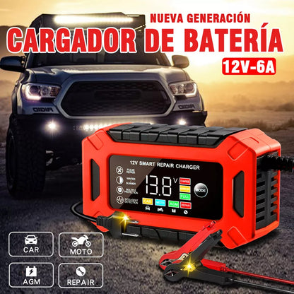 Cargador inteligente para baterias 12V