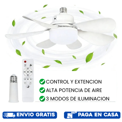 Foco Ventilador 6 Aspas Potente