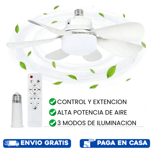 Foco Ventilador 6 Aspas Potente