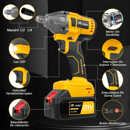 Llave De Impacto Inalámbrica