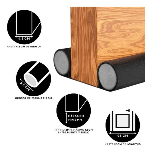 2x1 Cubrepolvo Para Puerta Reforzado 96cm