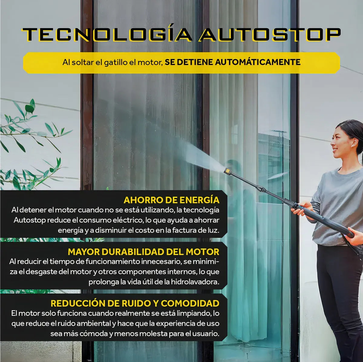 Potente Hidrolavadora Electrica 1600psi