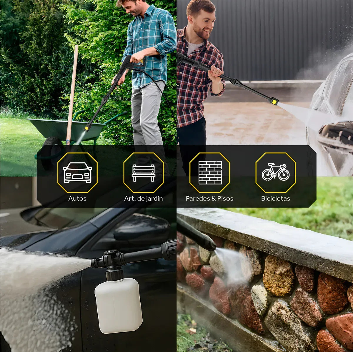 Potente Hidrolavadora Electrica 1600psi