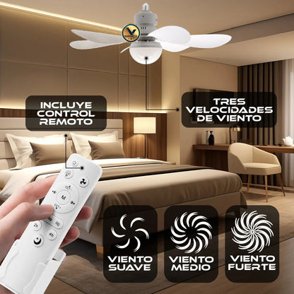Foco Ventilador 6 Aspas Potente