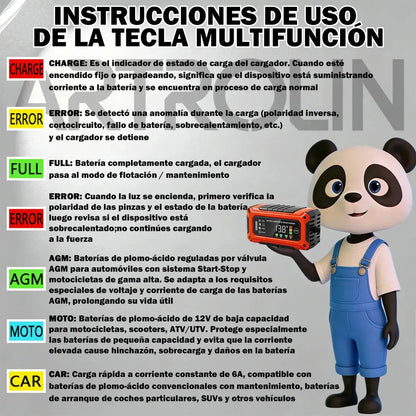 Cargador de Baterías Inteligente 12V 6A