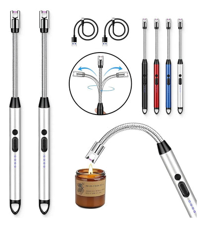 2x1 Encendedor Eléctrico Portátil Recargable