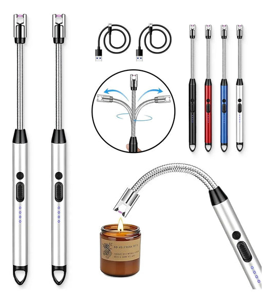 2x1 Encendedor Eléctrico Portátil Recargable
