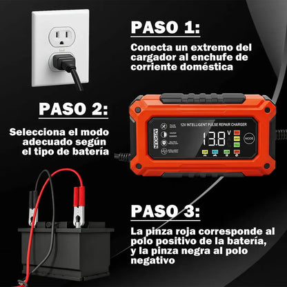 Cargador de Baterías Inteligente 12V 6A