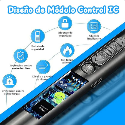2x1 Encendedor Eléctrico Portátil Recargable