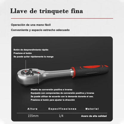 Juego de Herramientas 46 Piezas Alta Calidad