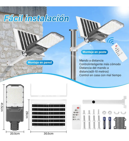 Lámpara Led Solar Exterior 8000W Super Potente