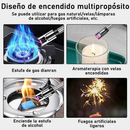 2x1 Encendedor Eléctrico Portátil Recargable