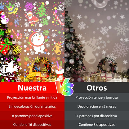 Proyector Navideño Luces Led