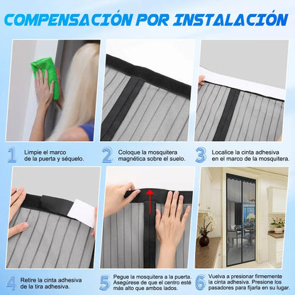 Cortina Mosquitera Magnetica 220x90CM