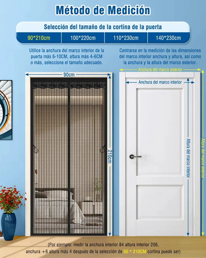 Cortina Mosquitera Magnetica 220x90CM