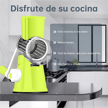 Rallador Cortador Verduras 3 en 1