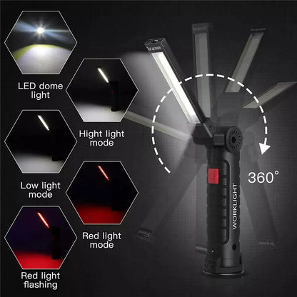 2x1 Luces de Trabajo LED Plegables de 800 LM