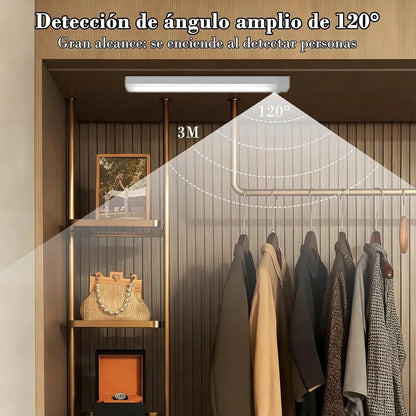 6pz Luces Sensor Movimiento Recargables