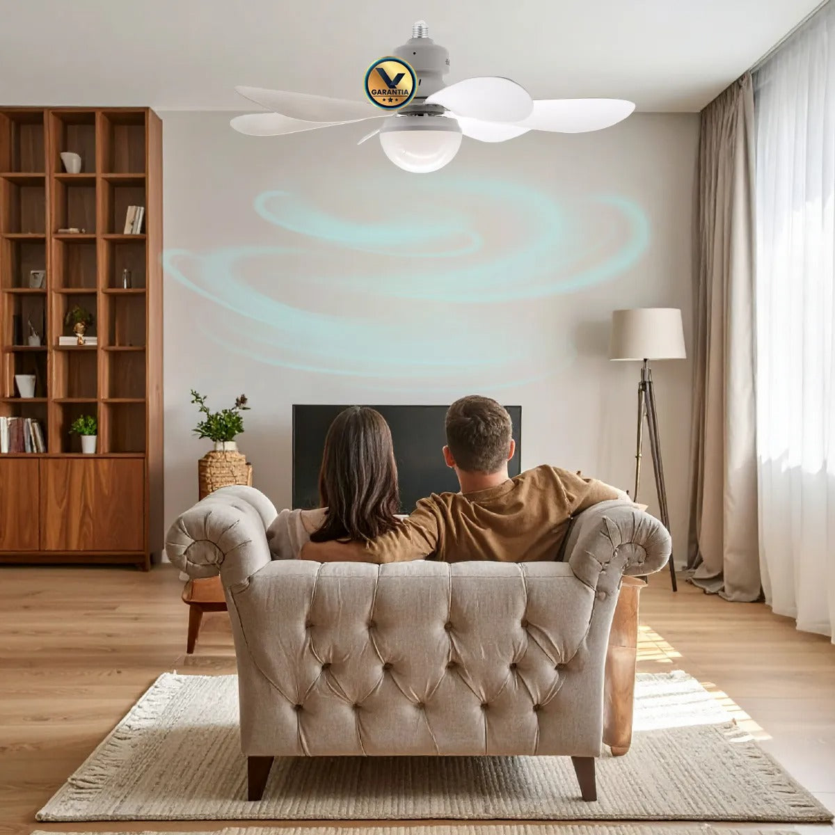 Foco Ventilador 6 Aspas Potente