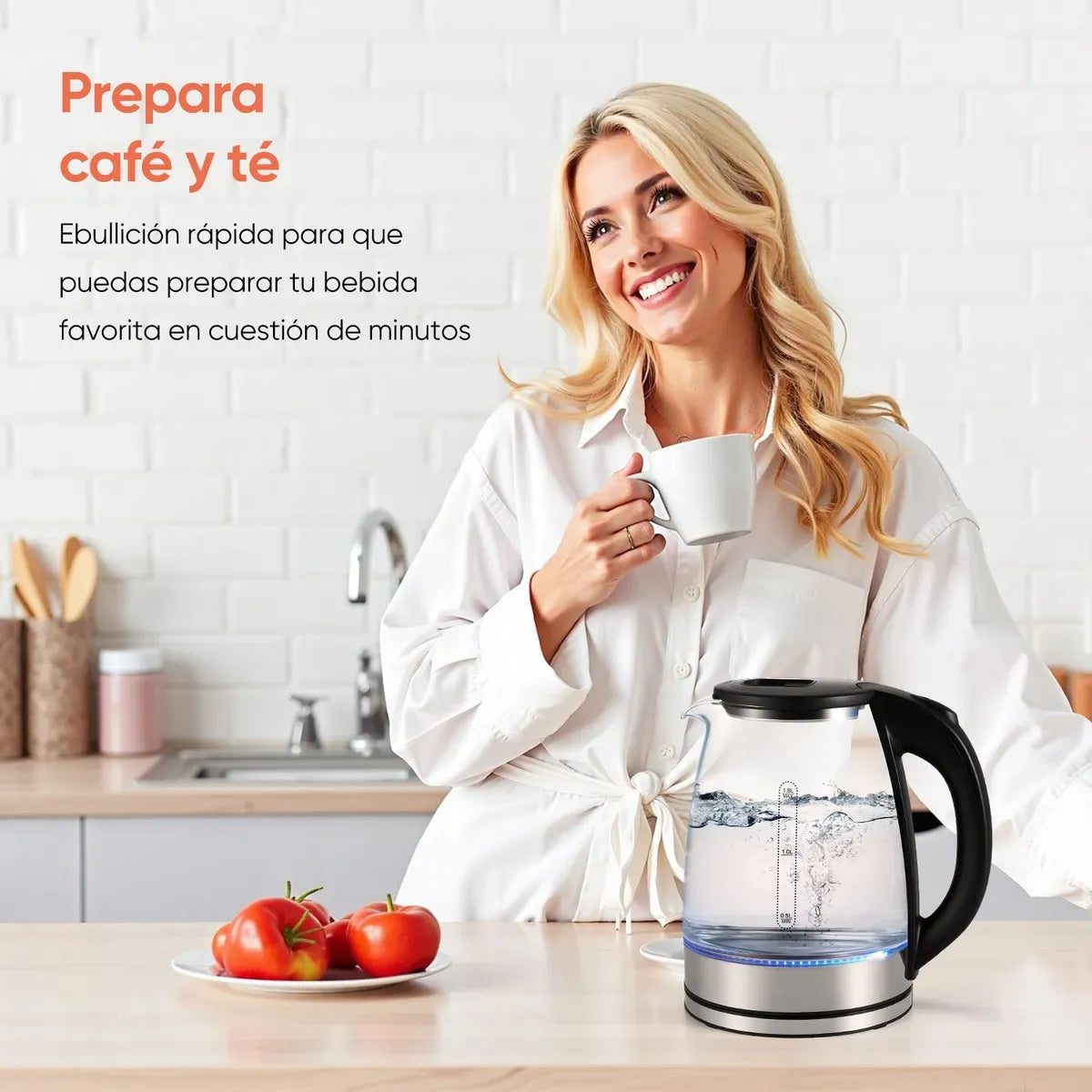 Hervidor de Agua Electrico 1.8 Litros