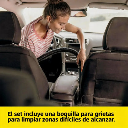 Aspiradora Portátil de 12L 3HP con Ruedas
