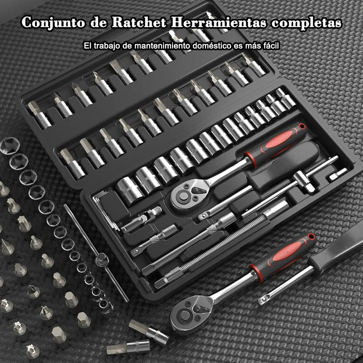 Juego de Herramientas 46 Piezas Alta Calidad