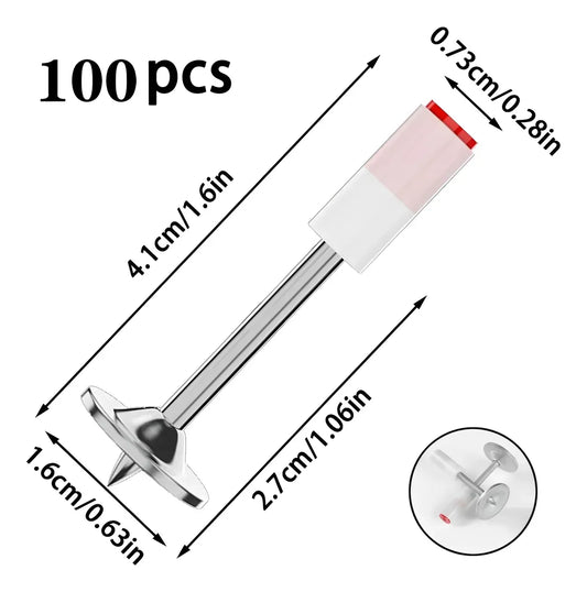 100 Clavos fulminantes para pistola clavos