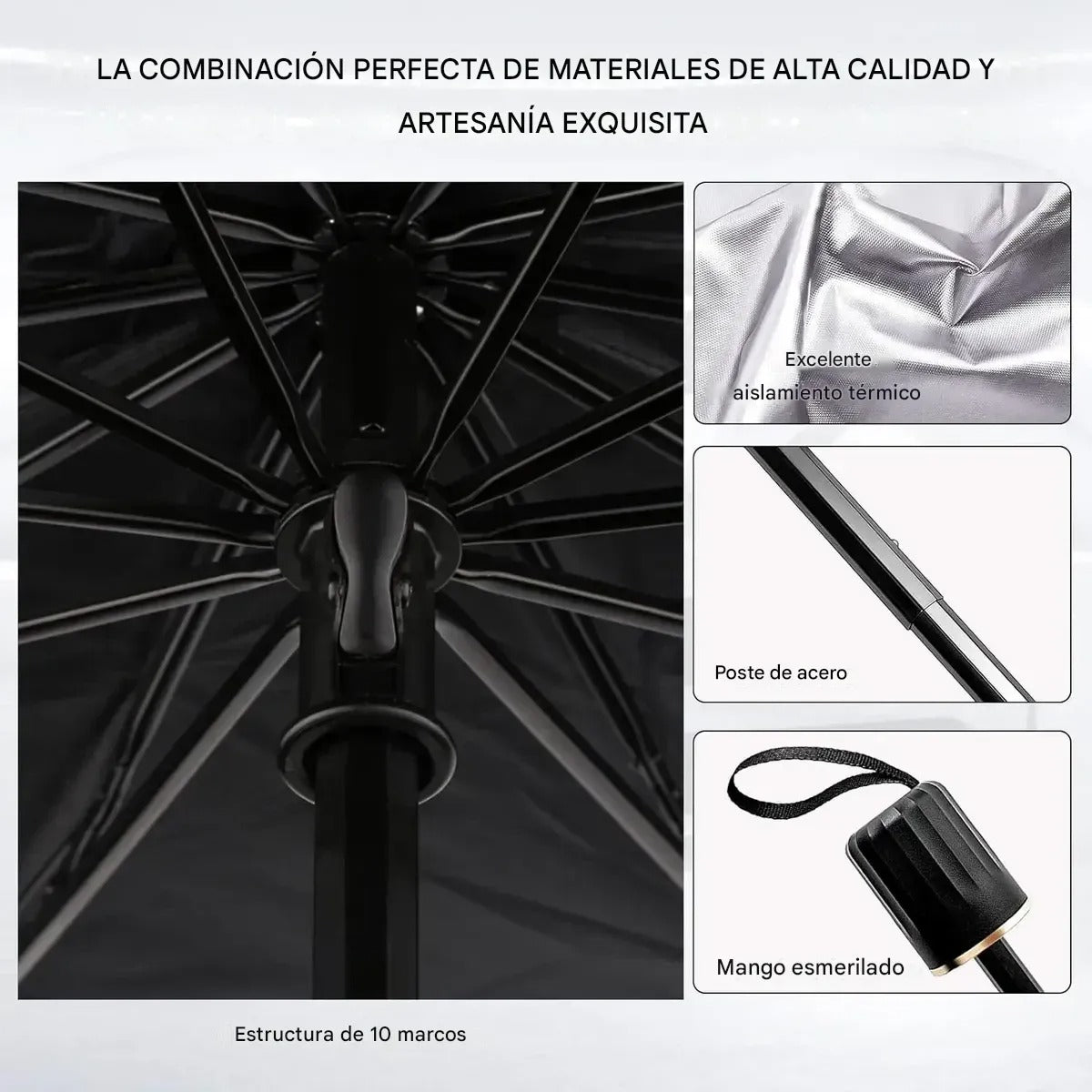 Parasol tipo Sombrilla para Carro