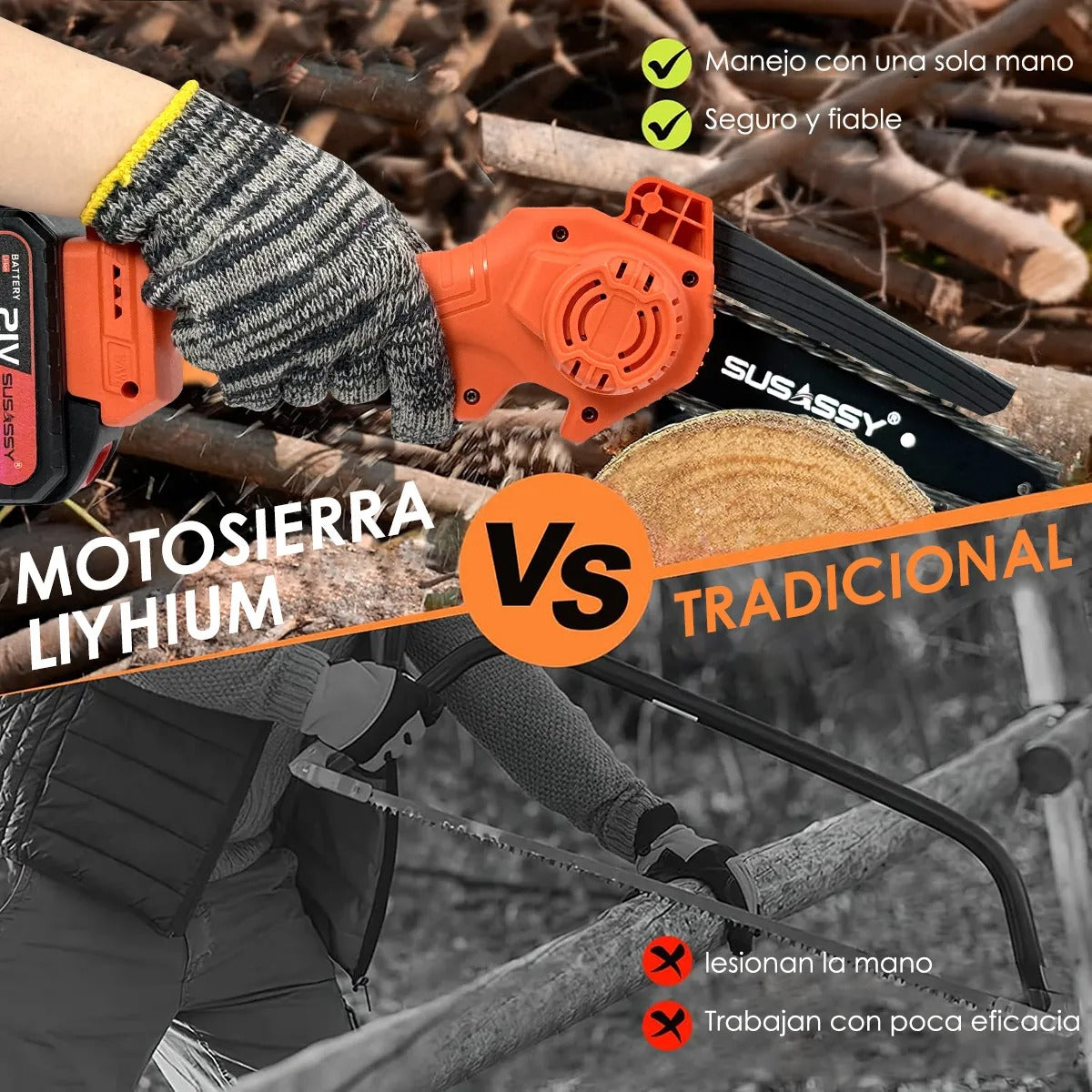 Motosierra electrica portatil alta calidad